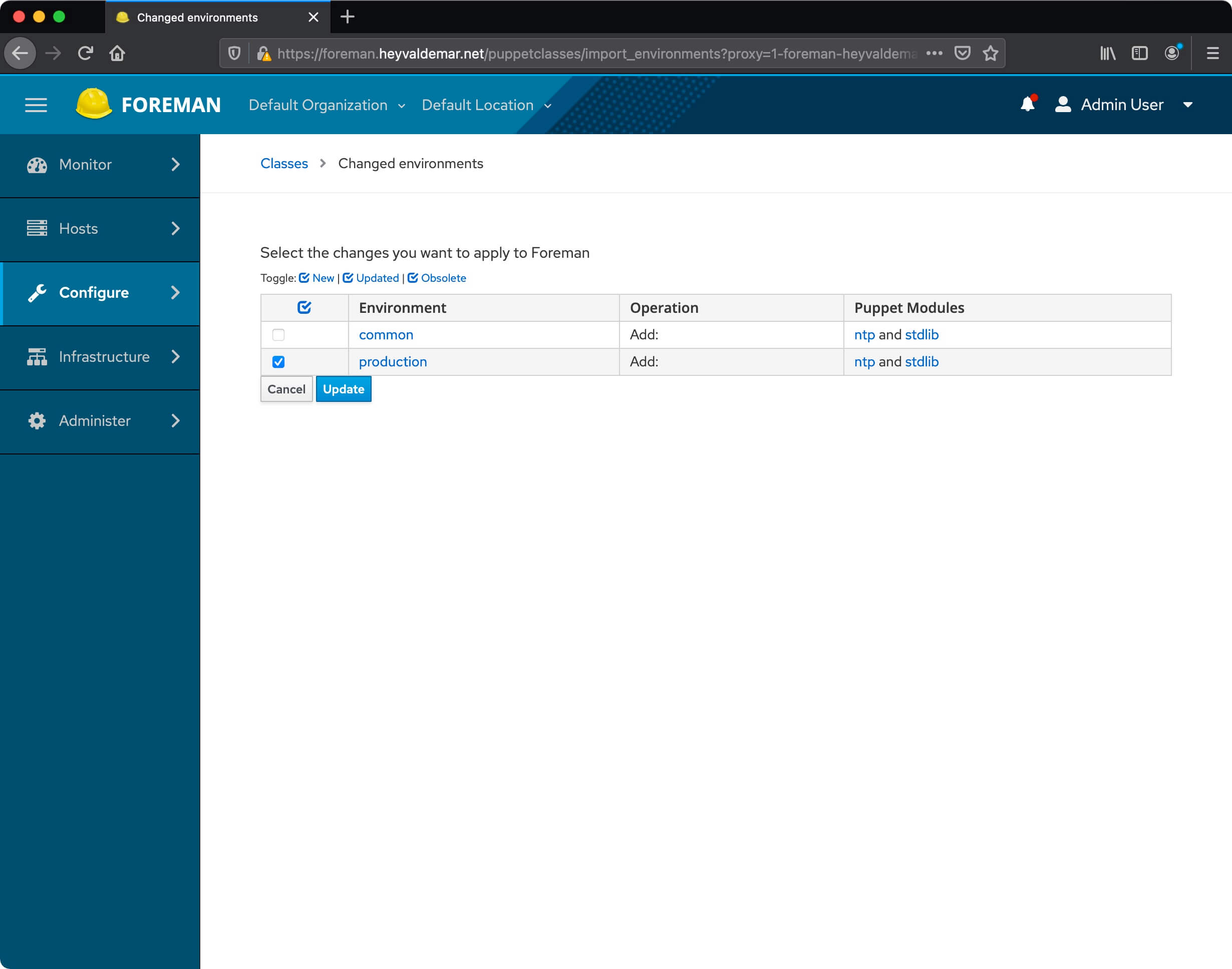 Установка Foreman на Ubuntu Server