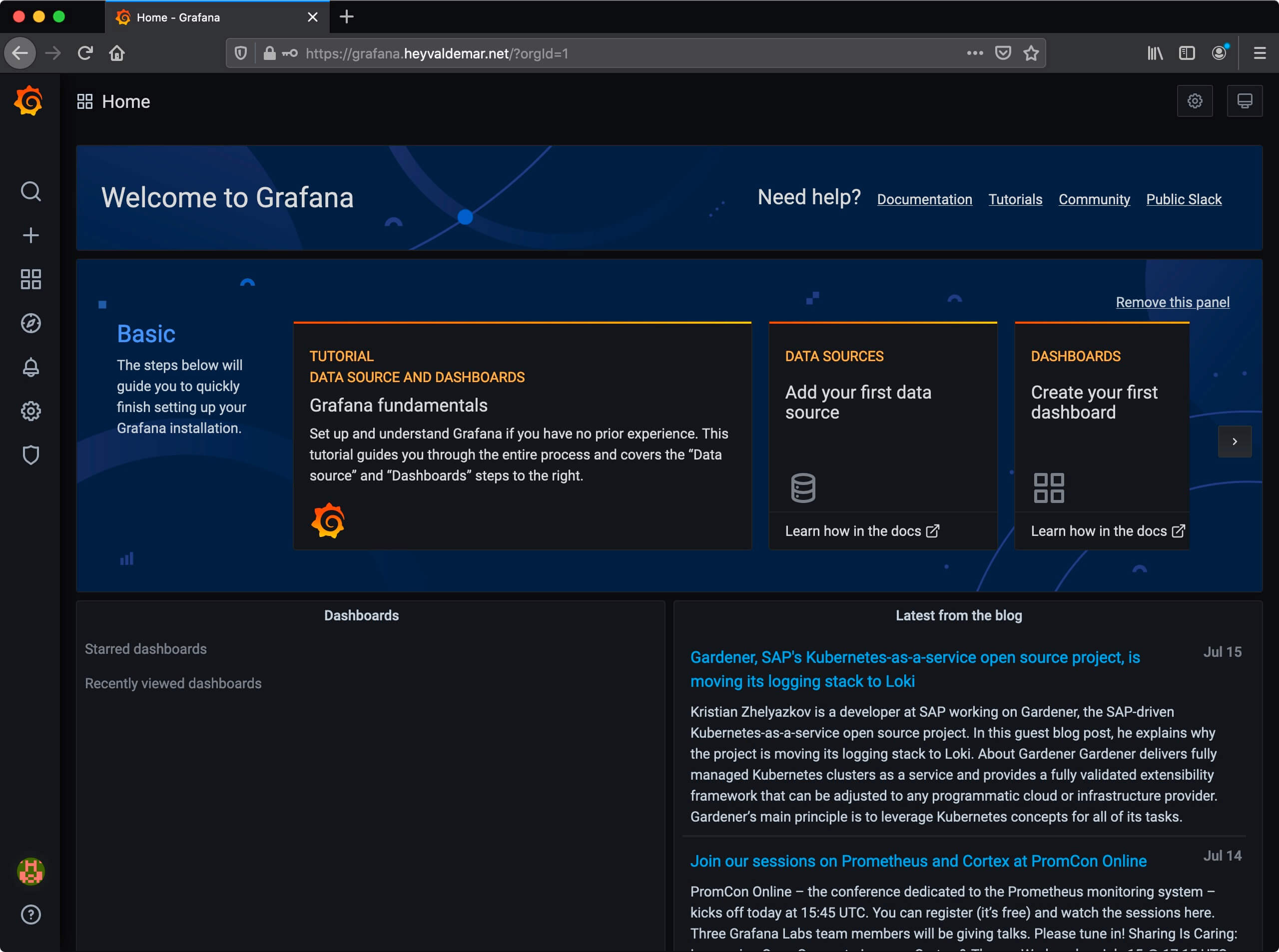 Установка Grafana на Ubuntu Server