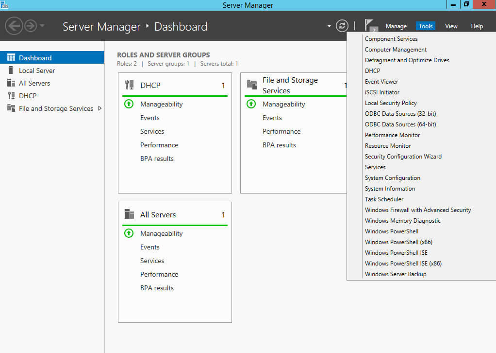 Установка и настройка DHCP Server на Windows Server 2012 R2