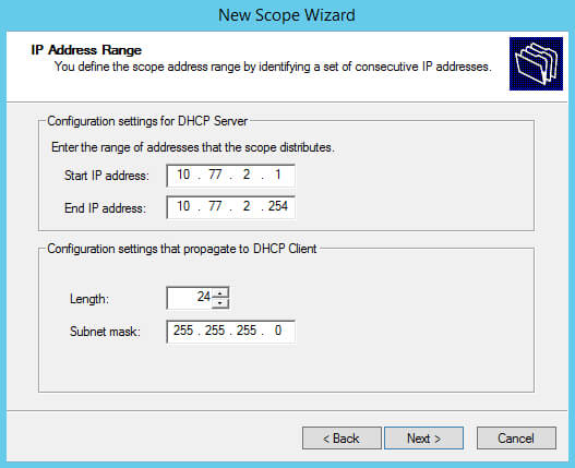 Установка и настройка DHCP Server на Windows Server 2012 R2