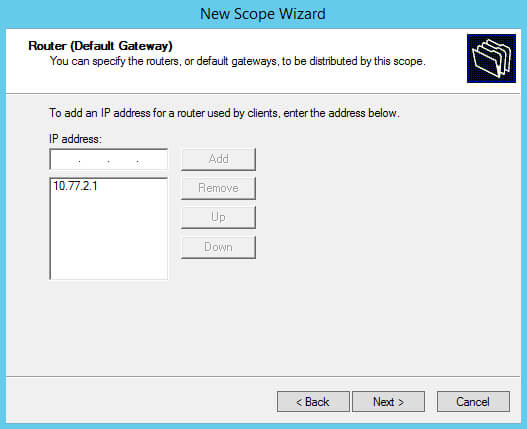Установка и настройка DHCP Server на Windows Server 2012 R2