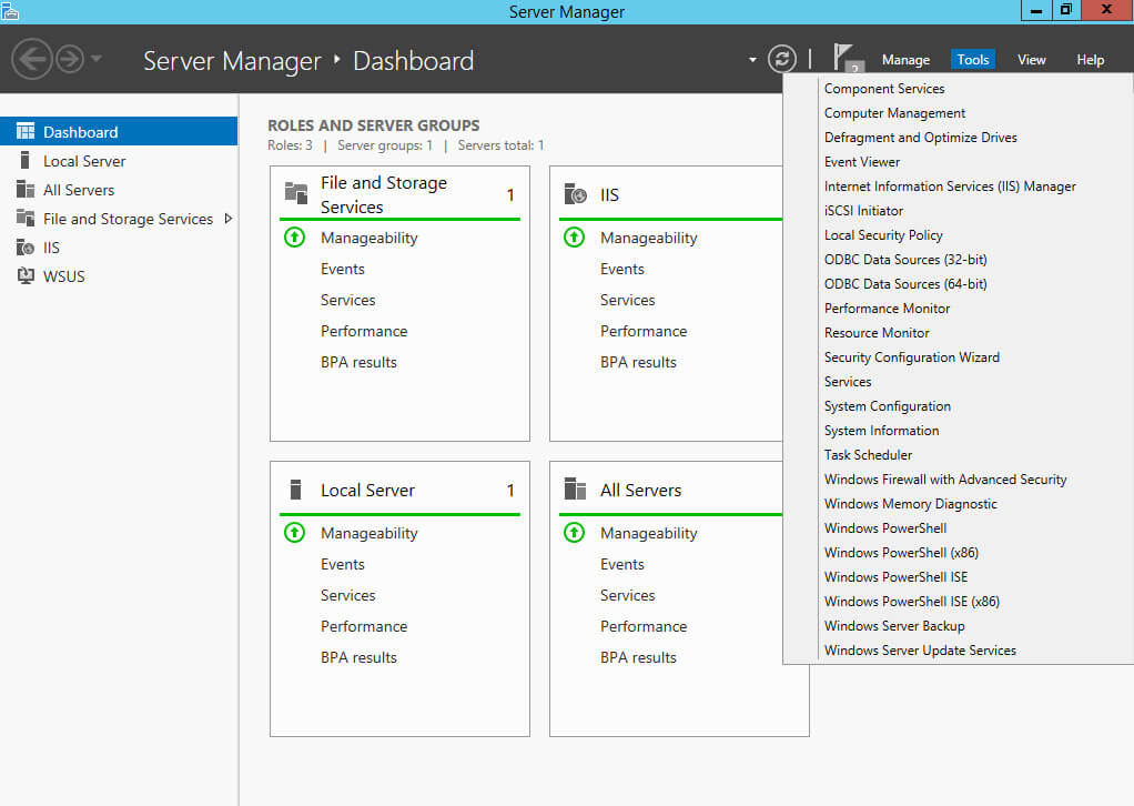 Установка и настройка Windows Server Update Services на Windows Server 2012 R2