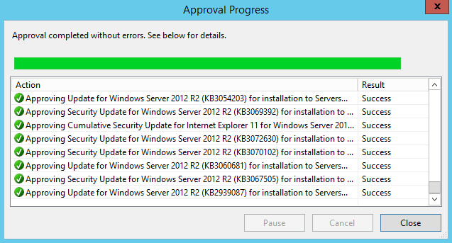 Установка и настройка Windows Server Update Services на Windows Server 2012 R2