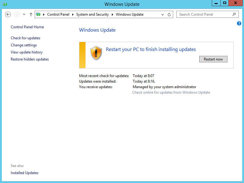 Установка и настройка Windows Server Update Services на Windows Server 2012 R2