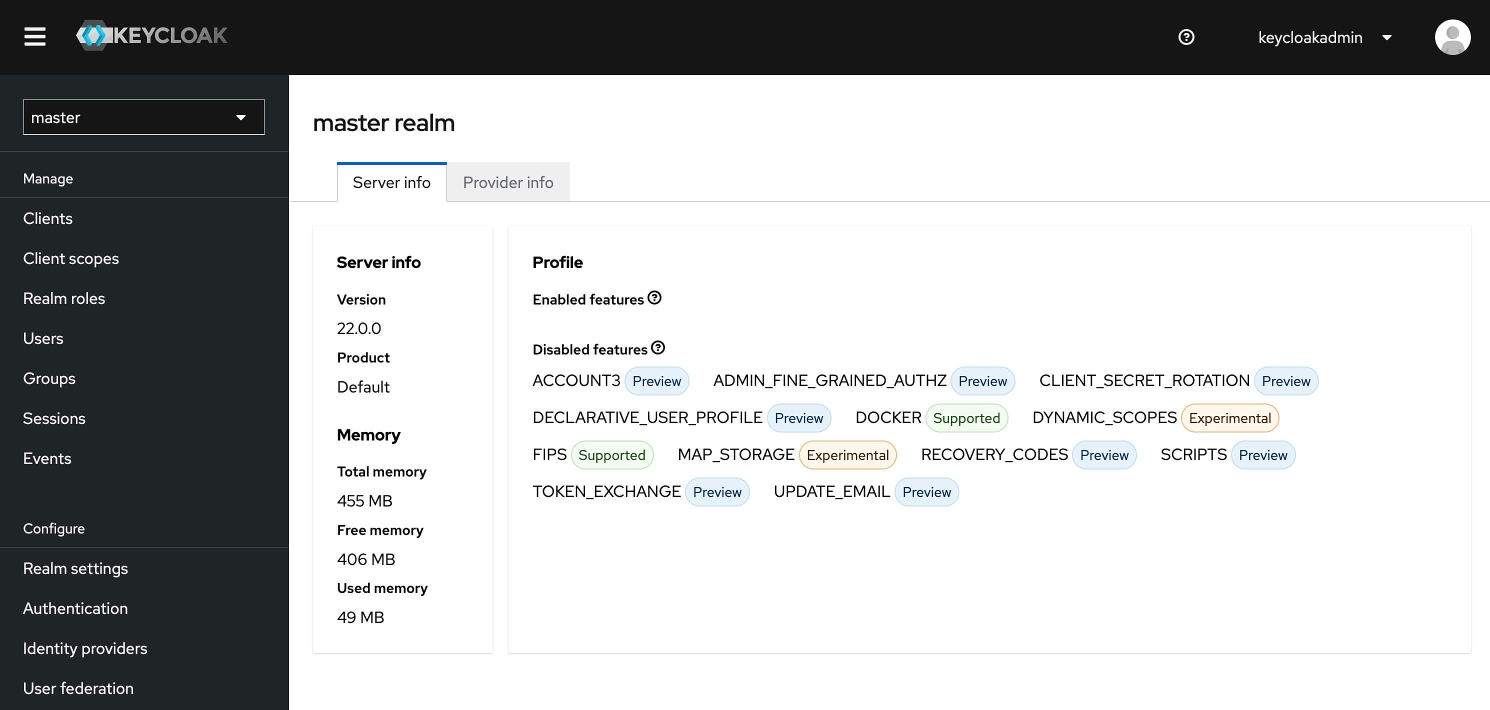 Установка Keycloak с использованием Docker Compose