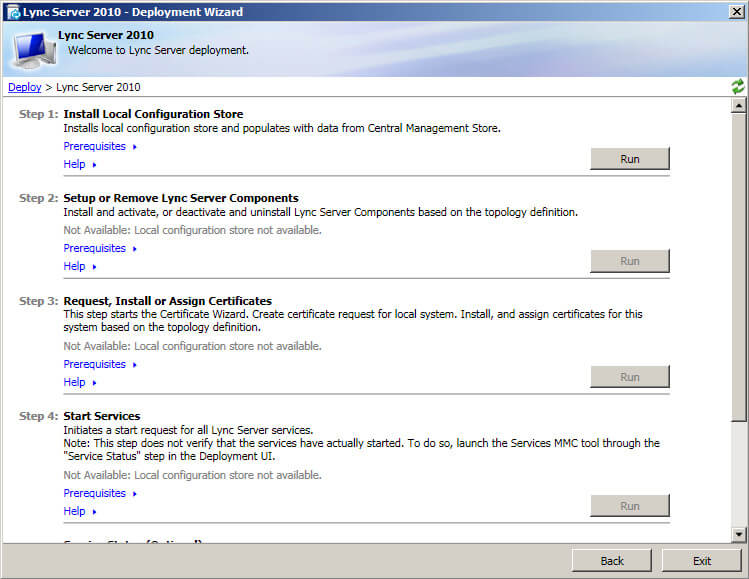 Установка Lync Server 2010