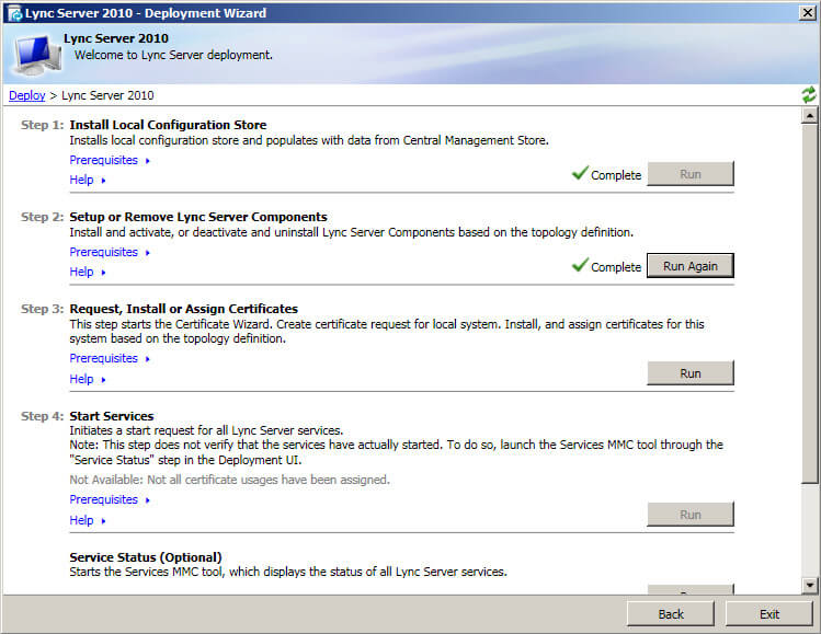 Установка Lync Server 2010