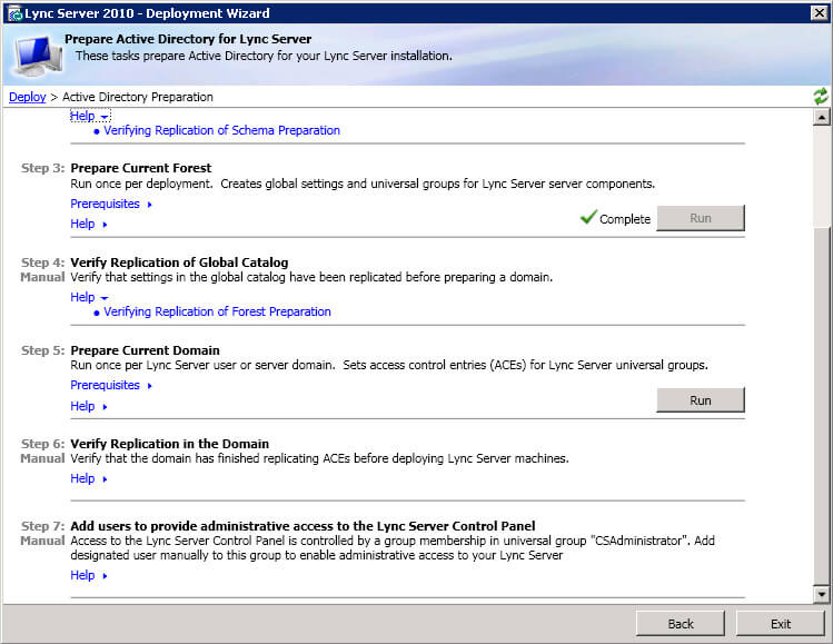 Установка Lync Server 2010