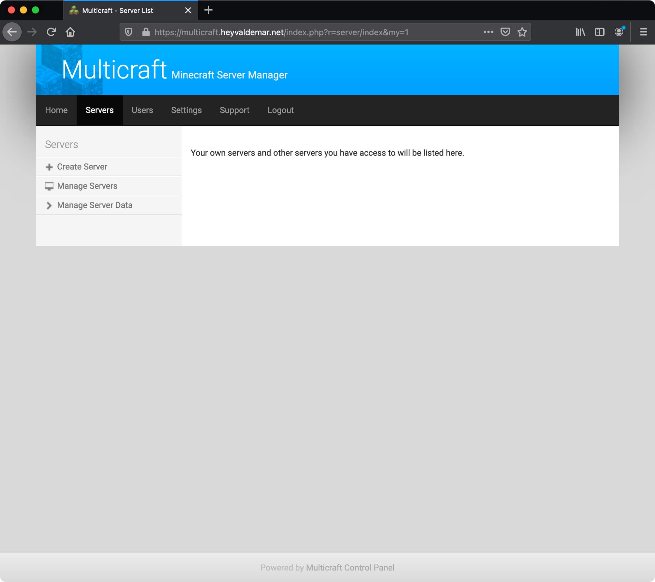 Установка Multicraft на Ubuntu Server