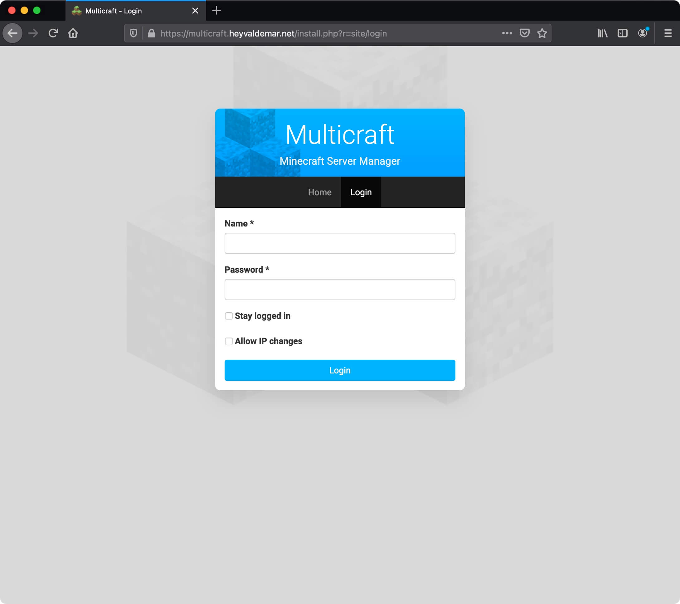 Установка Multicraft на Ubuntu Server