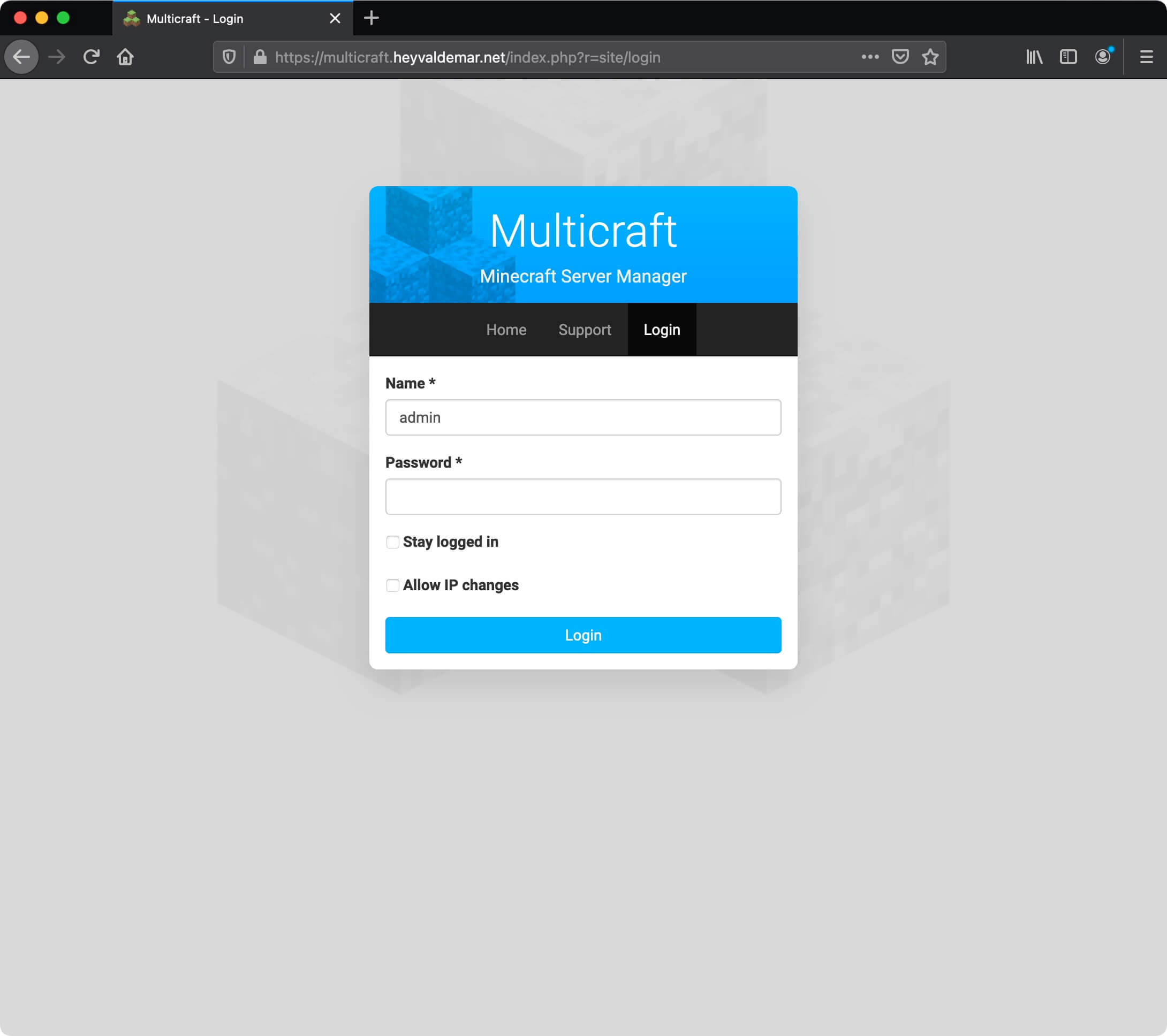 Установка Multicraft на Ubuntu Server