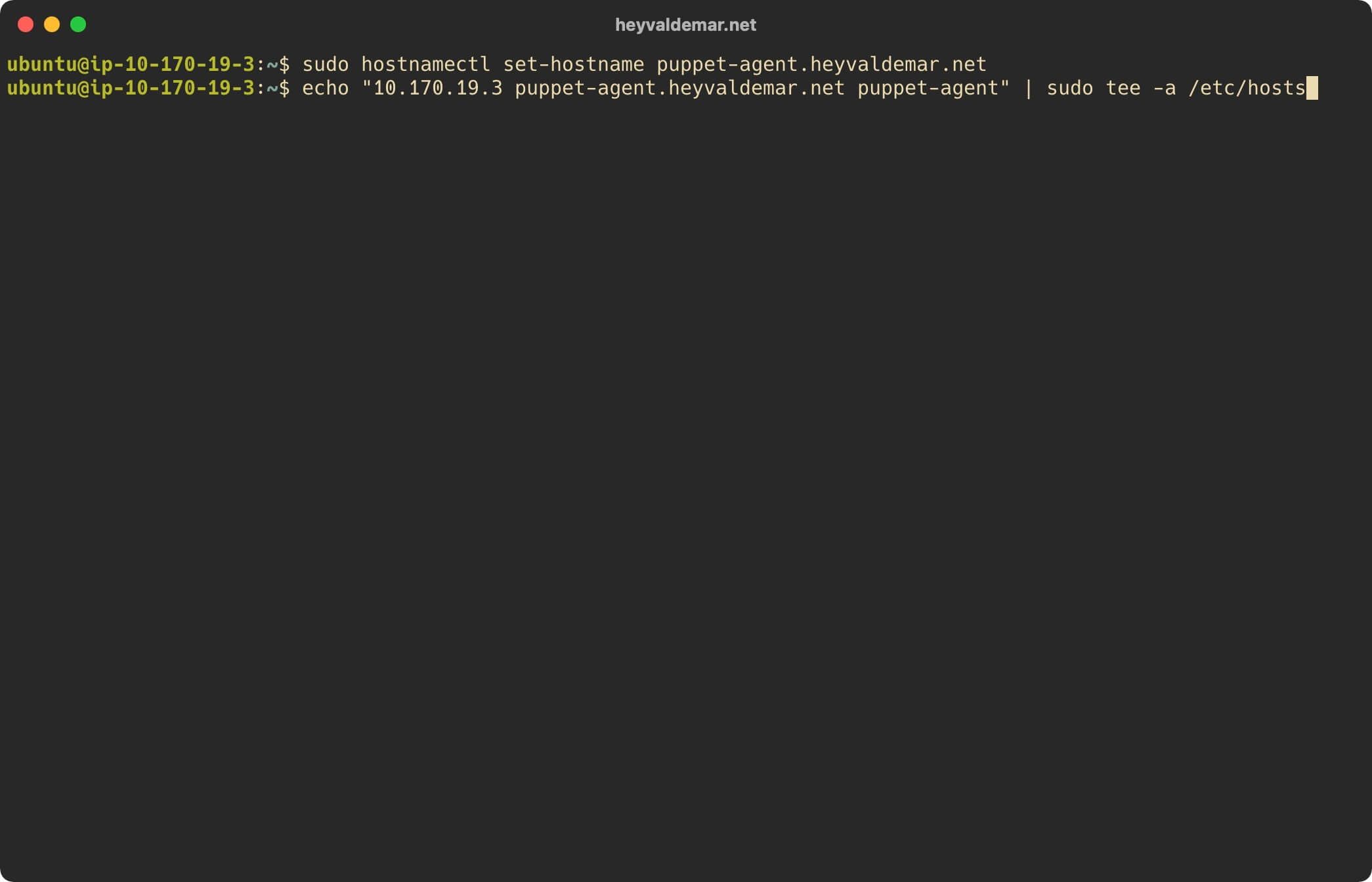 Установка Puppet на Ubuntu Server