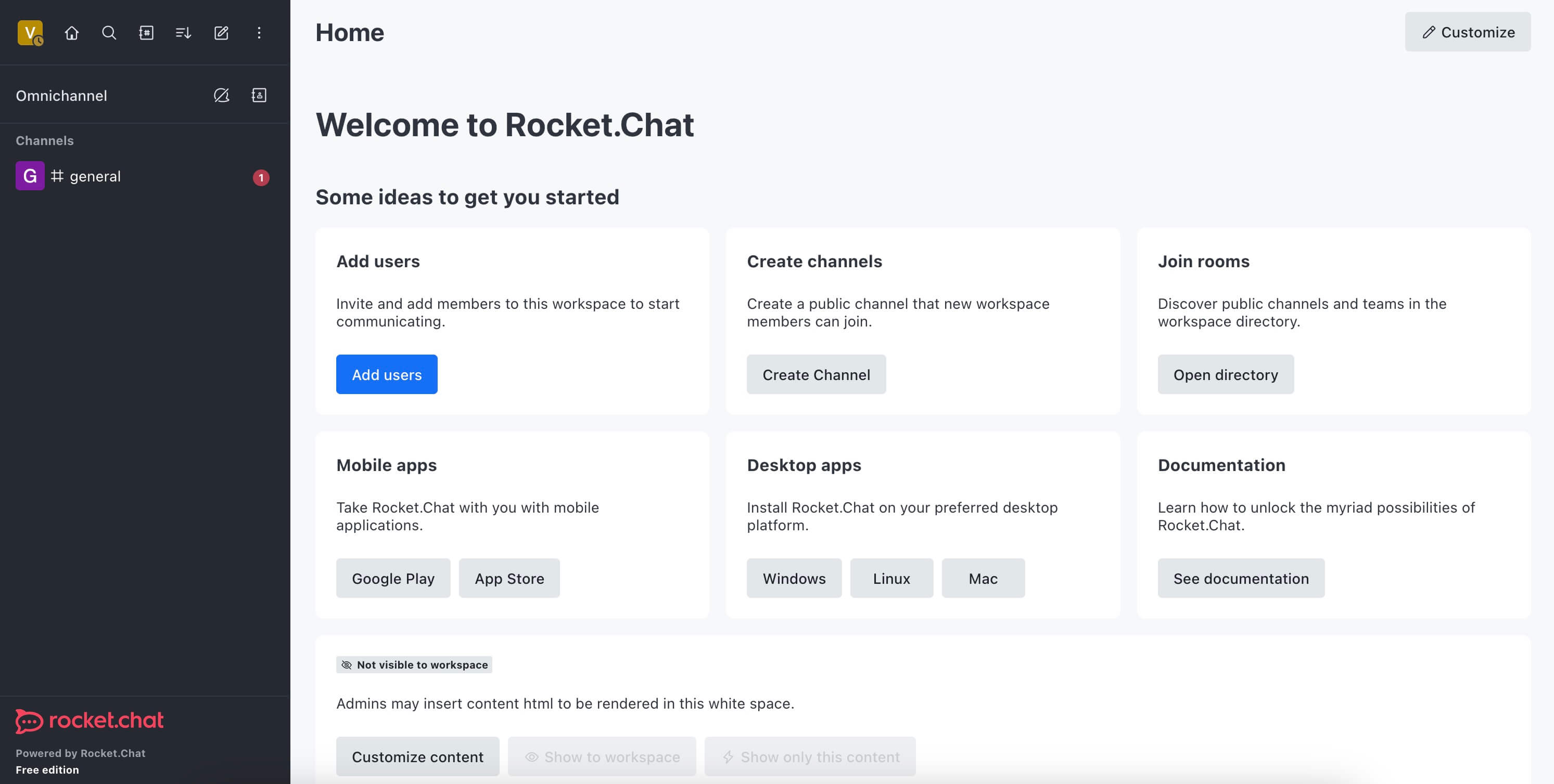 Установка Rocket.Chat на Ubuntu Server
