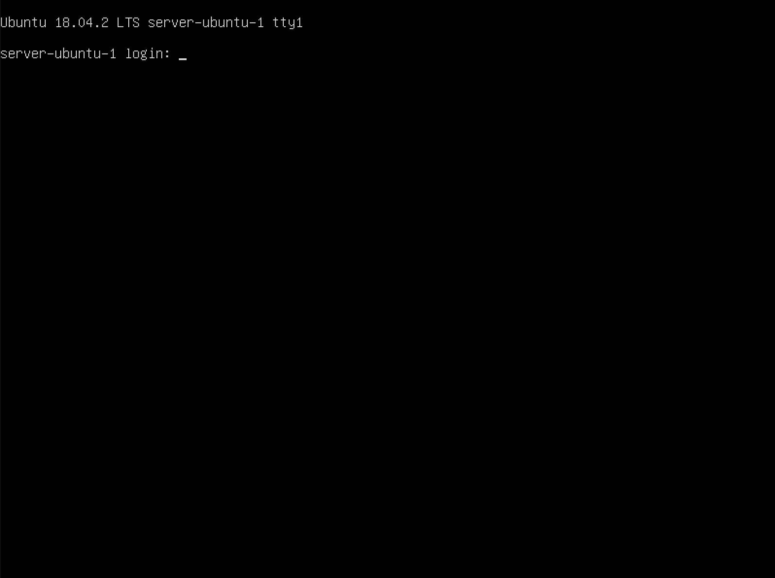 Установка Ubuntu Server 18.04 LTS