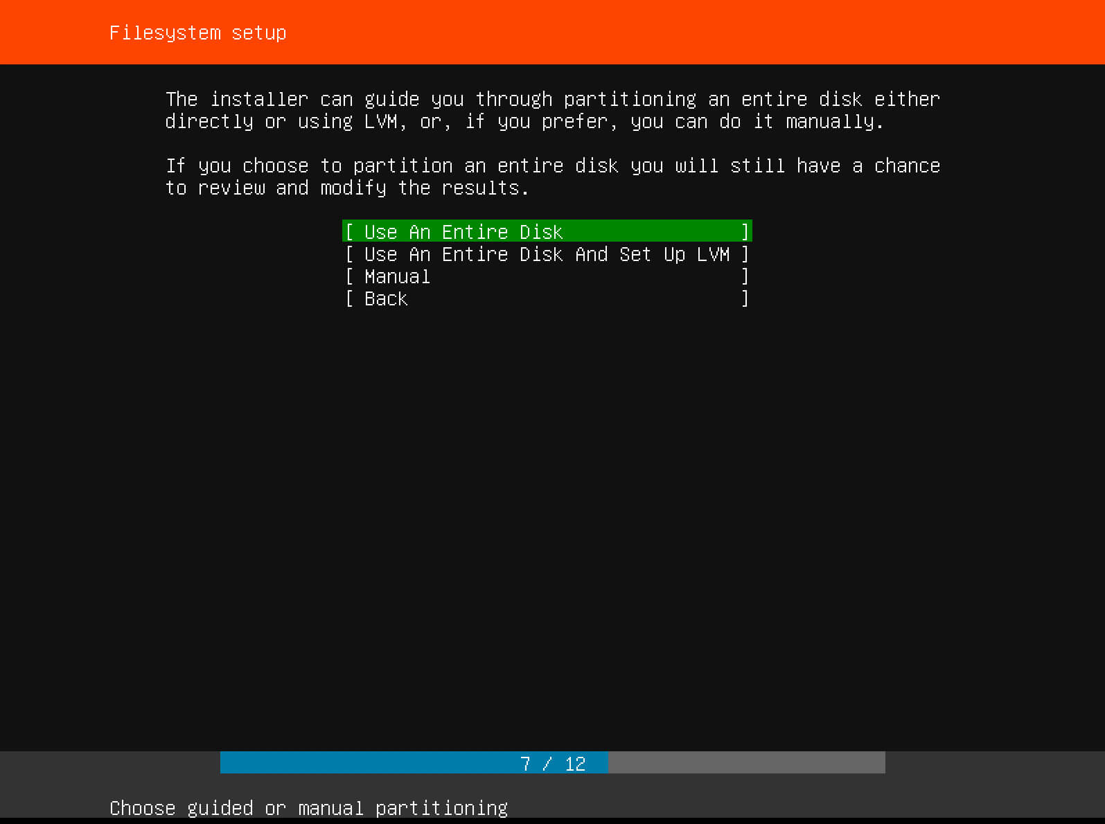 Установка Ubuntu Server 18.04 LTS
