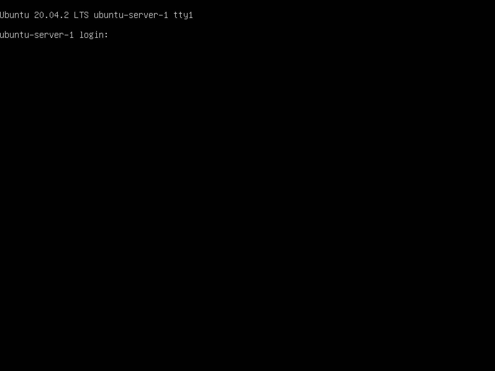 Установка Ubuntu Server 20.04 LTS