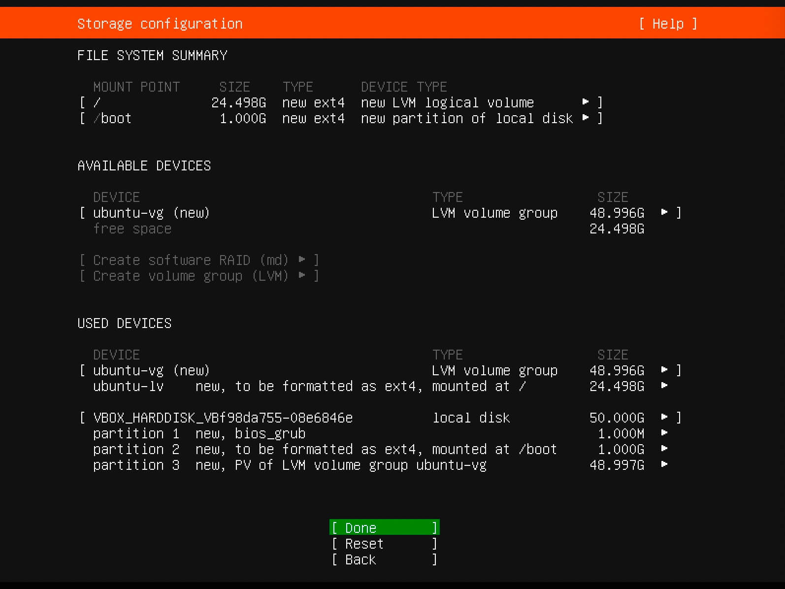 Установка Ubuntu Server 20.04 LTS