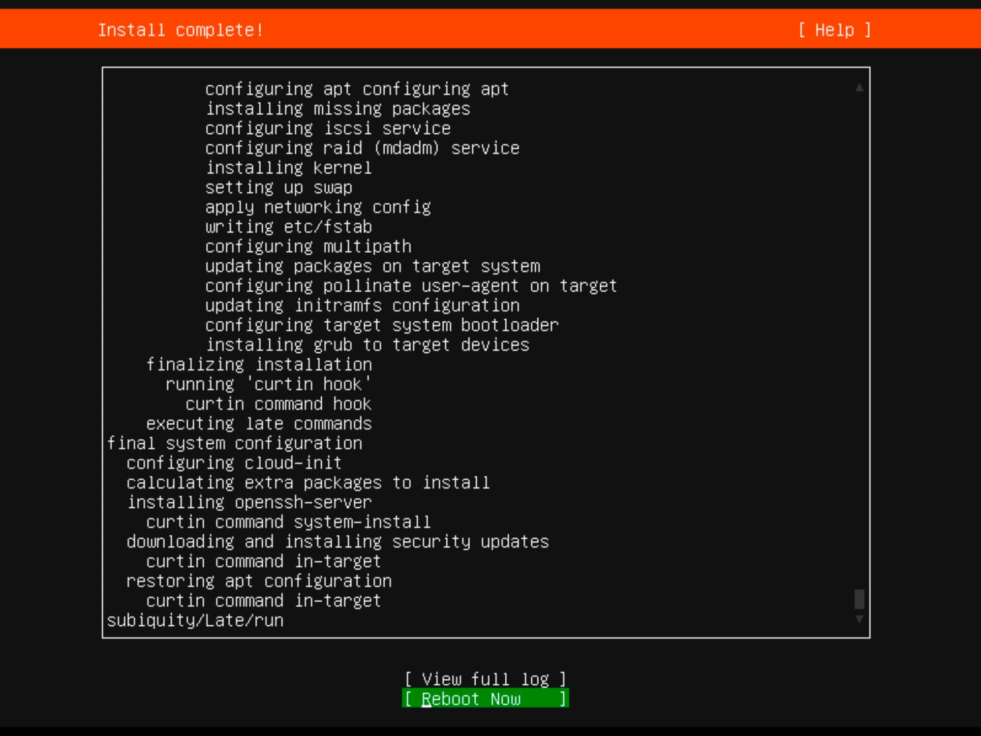 Установка Ubuntu Server 22.04 LTS