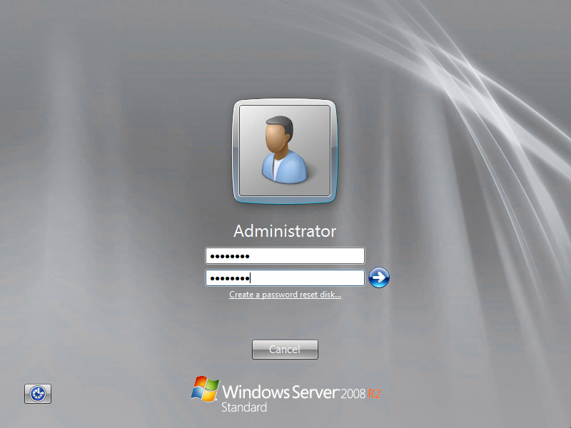 Установка Windows Server 2008 R2