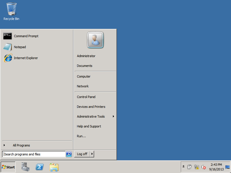 Установка Windows Server 2008 R2