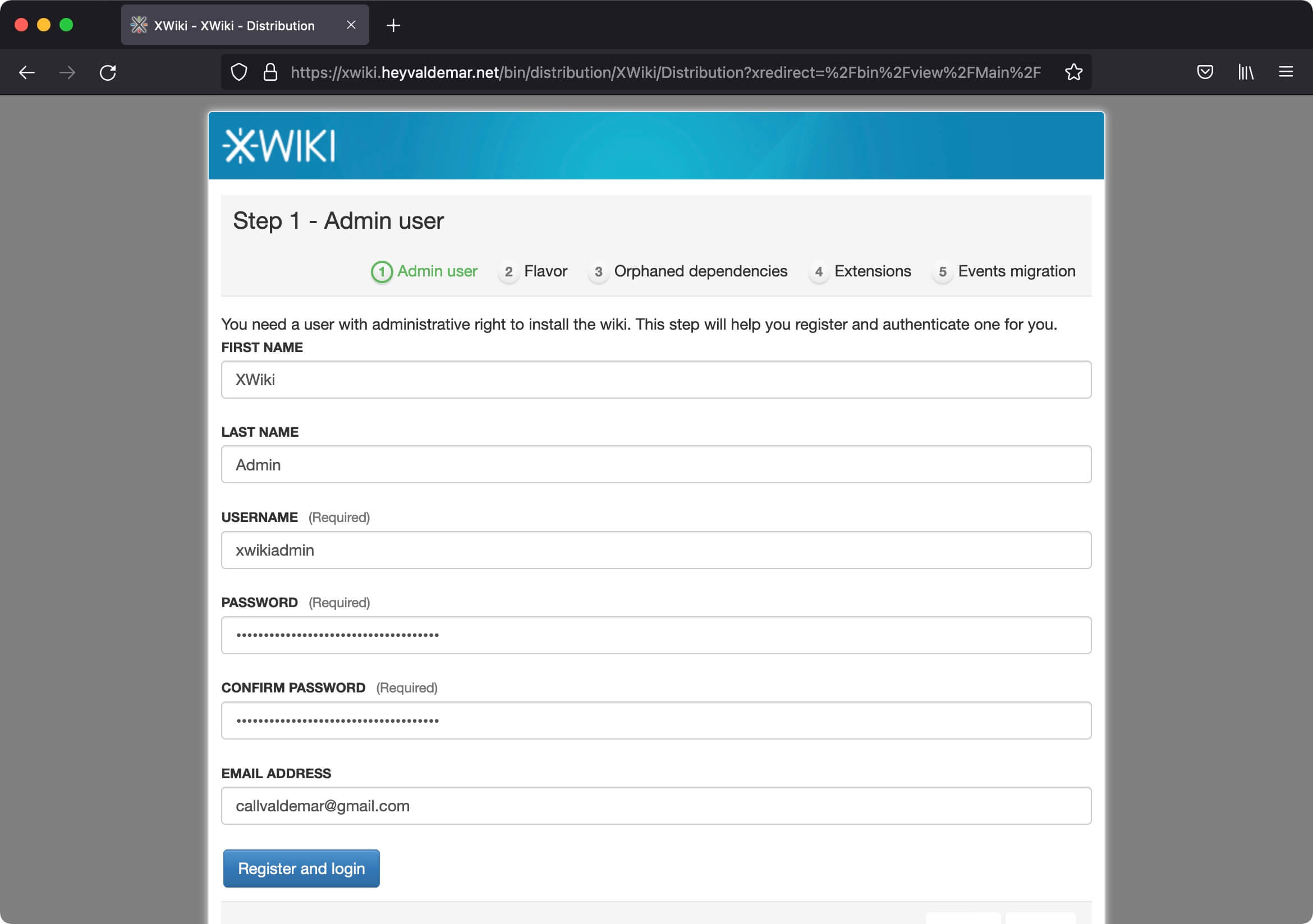 Установка XWiki с Docker Compose