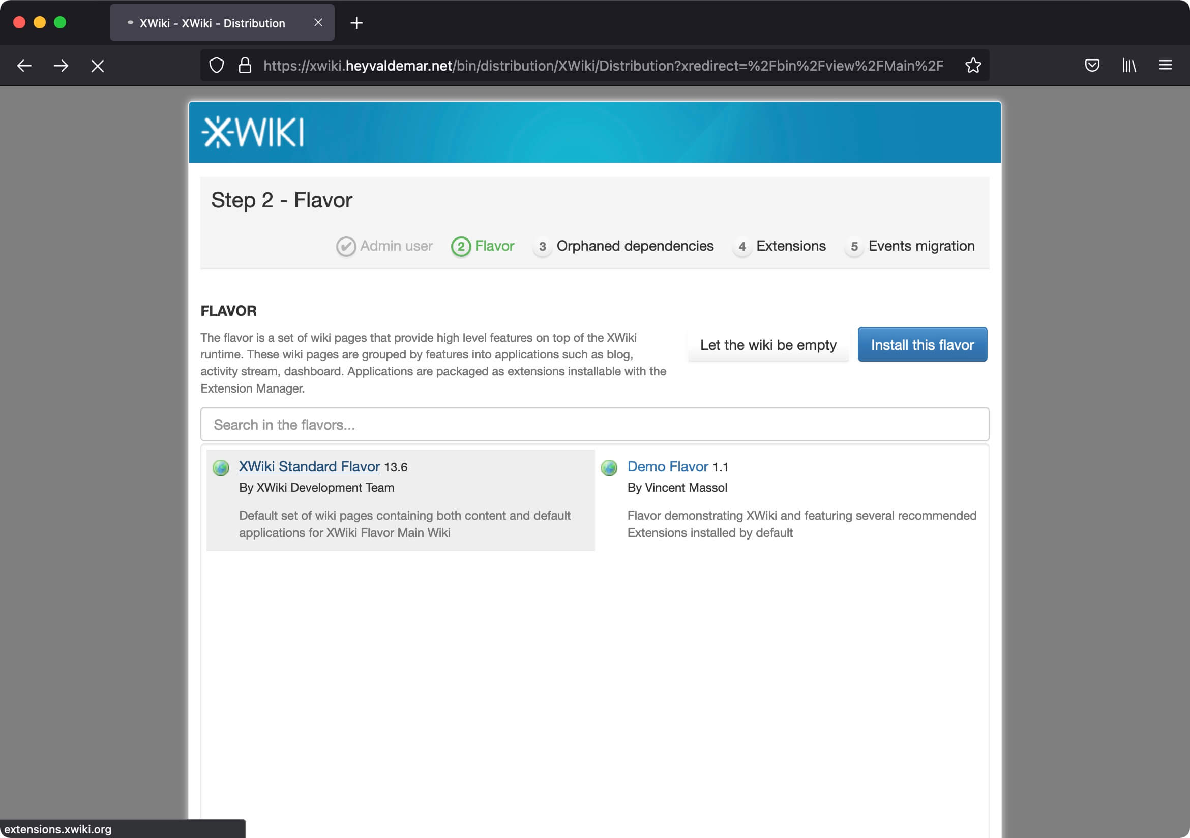 Установка XWiki с Docker Compose