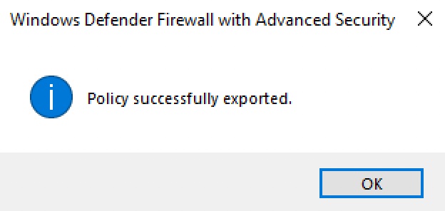 Восстановление настроек по умолчанию в Windows Firewall